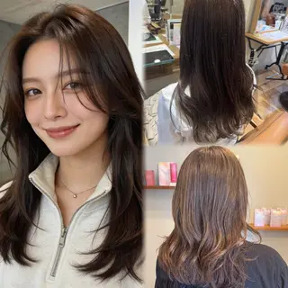 セミロング 🪞顔周りカット🪞 北里朋子のヘアスタイル