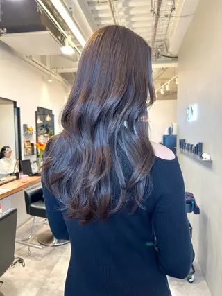 ロング カラー 髪質改善/縮毛矯正 鈴木裕介のヘアスタイル