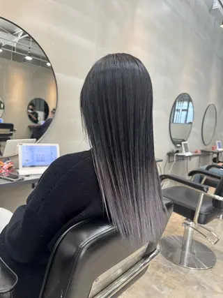 ロング カラー 阪田 素規のヘアスタイル