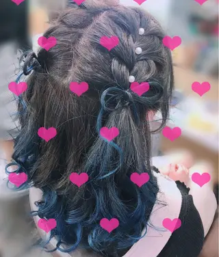 ヘアアレンジ ‎✴︎˚｡Chamo 𝐄𝐑𝐈𝐍𝐀のマツエク・マツパデザイン