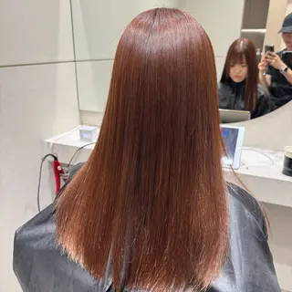 ロング パーマ 美髪矯正/縮毛矯正 ブリーチ矯正のヘアスタイル