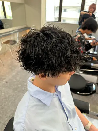 パーマ メンズ メッシュパーマ支持率 ◎大宮/隼也のヘアスタイル