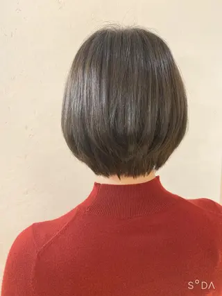 ショート カラー ✨髪質改善/透明感✨ 西野 陽のヘアスタイル
