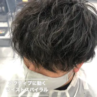 ミディアム カラー パーマ ヘアアレンジ メンズ キッズ メンズ特化美容師 aiの眉毛・アイブロウイメージ