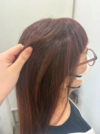 ミディアム 大阪梅田/ CHISAKI🎀のヘアスタイル