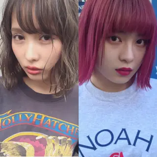 ミディアム カラー パーマ 🌈髪質改善🉐割✨ 🌻“ever”🌻のヘアスタイル