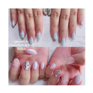 ミディアム ネイル 🐾enen style 🐾のネイルデザイン