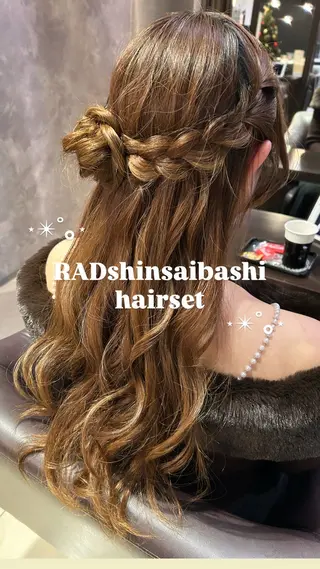 ヘアアレンジ RAD心斎橋 .†⋆RICOのマツエク・マツパデザイン