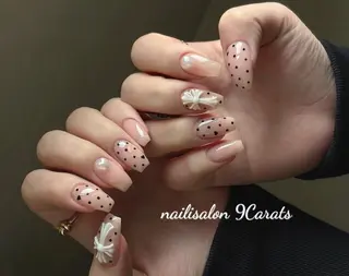 ネイル 💜ワンホンネイル ナインカラット💎のネイルデザイン