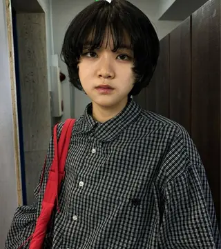 ショート カラー ヘアアレンジ 💟Opus // Mizuki🐕のヘアスタイル