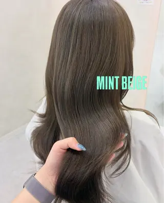 ロング カラー 韓国レイヤー/透明感 カラー🖤アイナのヘアスタイル