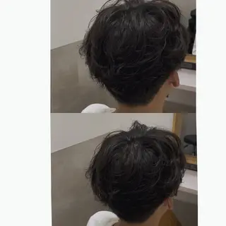ミディアム BLEACH 🟥 PERM 天神🏆のヘアスタイル