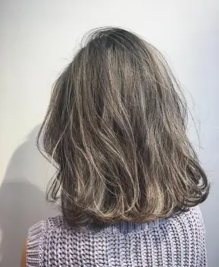 ミディアム カラー ヘアアレンジ 🤍山本千尋 /ボブ/パーマ🤍のヘアスタイル