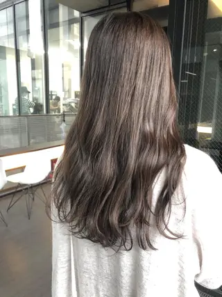 ロング カラー 八谷 将平のヘアスタイル