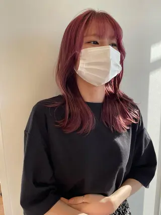 セミロング ヘアスタイルは 『キーちゃん』に!のヘアスタイル