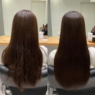 セミロング 髪質改善ヘアケア 艶髪特化/上田のヘアスタイル