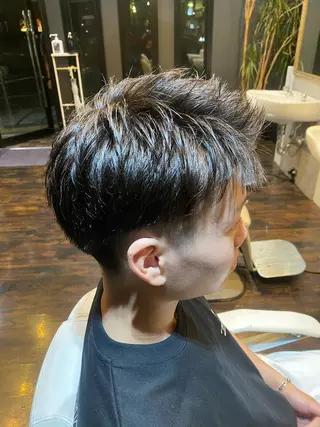 ショート パーマ メンズ 🌟夜から通える🌟 メンズ専門店長RENのヘアスタイル