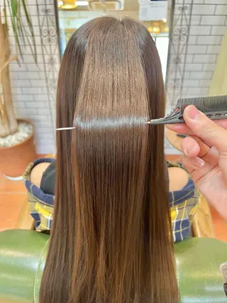 ロング カラー 石井 佑樹のヘアスタイル