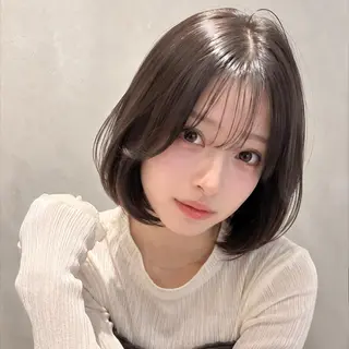 ショート 庭木華瑠🐾ボブ🧡 透明感カラー✨のヘアスタイル