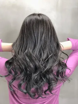 セミロング カラー 【透明感、艶髪】西村 有司のヘアスタイル