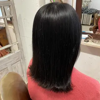 セミロング カラー 北川 智海のヘアスタイル