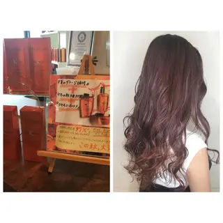ロング カラー ヘアアレンジ 🌿‬ ܸAir 透明感🌱西村知佳のヘアスタイル