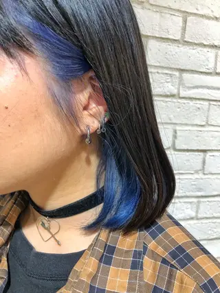 ミディアム カラー パーマ ヘアアレンジ メンズ キッズ ネイル マツエク・マツパ 新宿/髪質改善/ 美髪矯正✨浅江通友のヘアスタイル