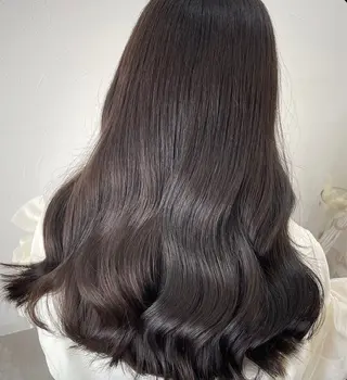 ロング カラー 🦋Yui🦋透明感 /ベージュ/Wカラーのヘアスタイル
