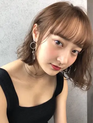 セミロング 池袋/カラー特化🎨 ロング料金なし🩵のヘアスタイル
