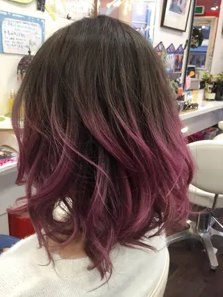 ミディアム 名駅★シールエクステ ☆ブリーチ★加藤のヘアスタイル