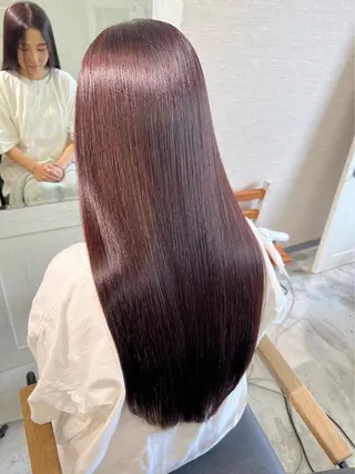 ロング 田中 あいのヘアスタイル