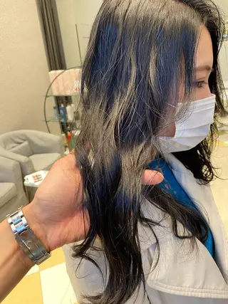 セミロング カラー 💜髪質改善美髪💜 星野清光のヘアスタイル