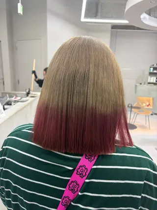 セミロング kurune chikaのヘアスタイル