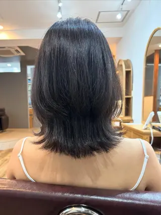 ミディアム 浅海 和孝のヘアスタイル
