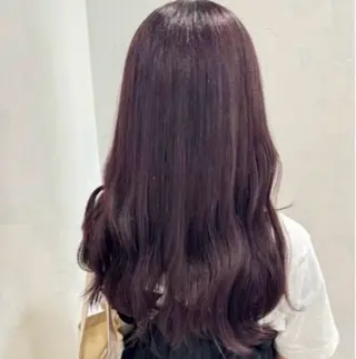 ロング miku/ラベンダー 透明感カラー🪻❤︎のヘアスタイル