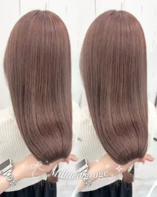 ロング カラー 盛れる顔まわり🤍 渋谷/Risa🎀のヘアスタイル