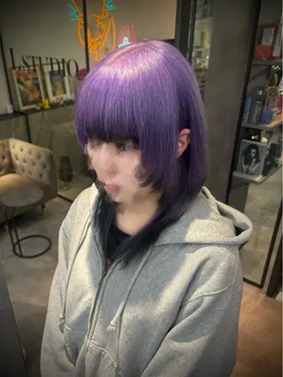 ミディアム カラー 元地雷系美容師🫶 RYUSEI🐈⬛のヘアスタイル