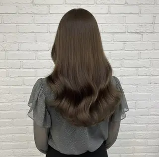 ロング カラー ダブルカラー/ 縮毛矯正🌼畔上のヘアスタイル