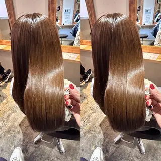 ロング カラー 店長✨髪質改善✖️ 透明感カラー／純大のヘアスタイル