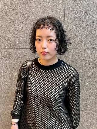 カラー パーマ ヘアアレンジ メンズ キッズ ネイル マツエク・マツパ アイブロウ tatsumi/ボブ ウルフ/レイヤーのヘアスタイル