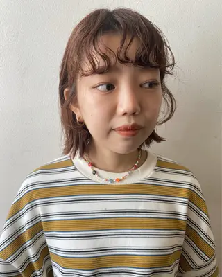 ミディアム フレンチボブパーマ Yuukiのヘアスタイル