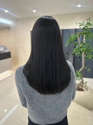 ロング 島原 愛のヘアスタイル