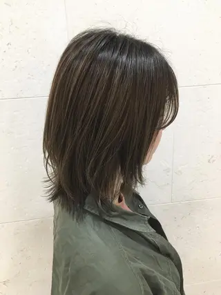 ミディアム カラー 斉藤 貴也のヘアスタイル