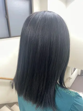 カラー ケアブリーチ/透明感 カラー🎀moeのヘアスタイル