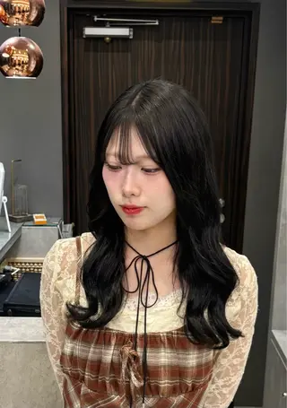 ロング HINAKO🩵 寒色カラー🪽のヘアスタイル