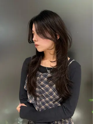 ロング 松尾 祐輝のヘアスタイル