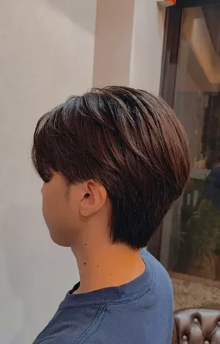 ショート メンズ カワグチ ケンジのヘアスタイル