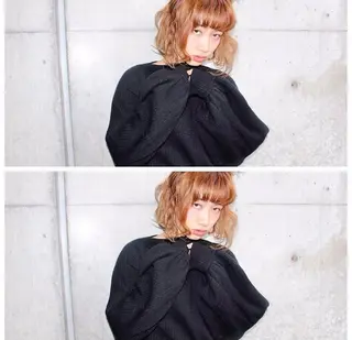 ミディアム MI NAのヘアスタイル