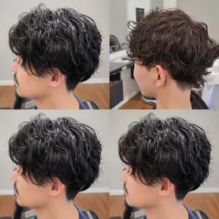 メンズ パーマ 🌟Cube 東山 侑以🎮𓈒⋆͛のヘアスタイル