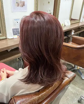 ミディアム 🫧透明感カラー× レイヤー🫧HARUのヘアスタイル